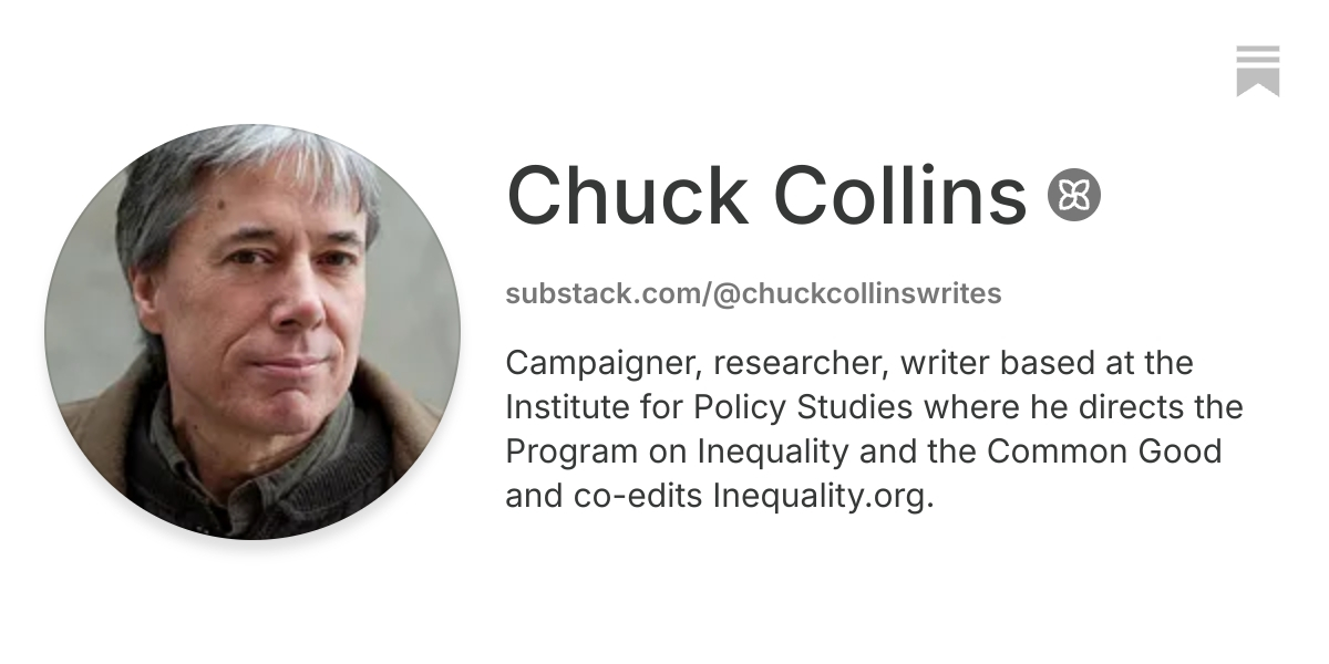 Chuck Collins | Substack