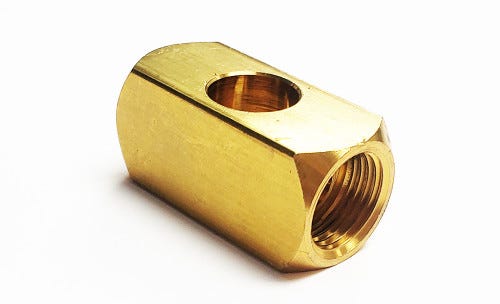 Marine Parts & Accessories - Fittings - Brass 90° NPT to Hose - Michigan  Motorz LLC
