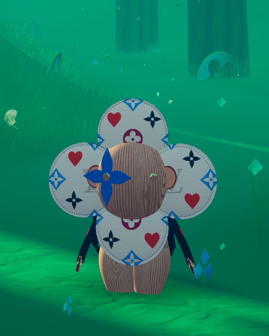Character Vivienne from Louis Vuitton video game Louis the Game which celebrates the fashion house’s 200th Anniversary