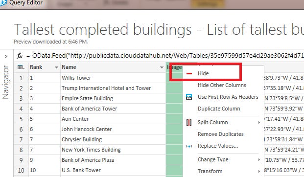 excel hide remove columns excel hide remove columns