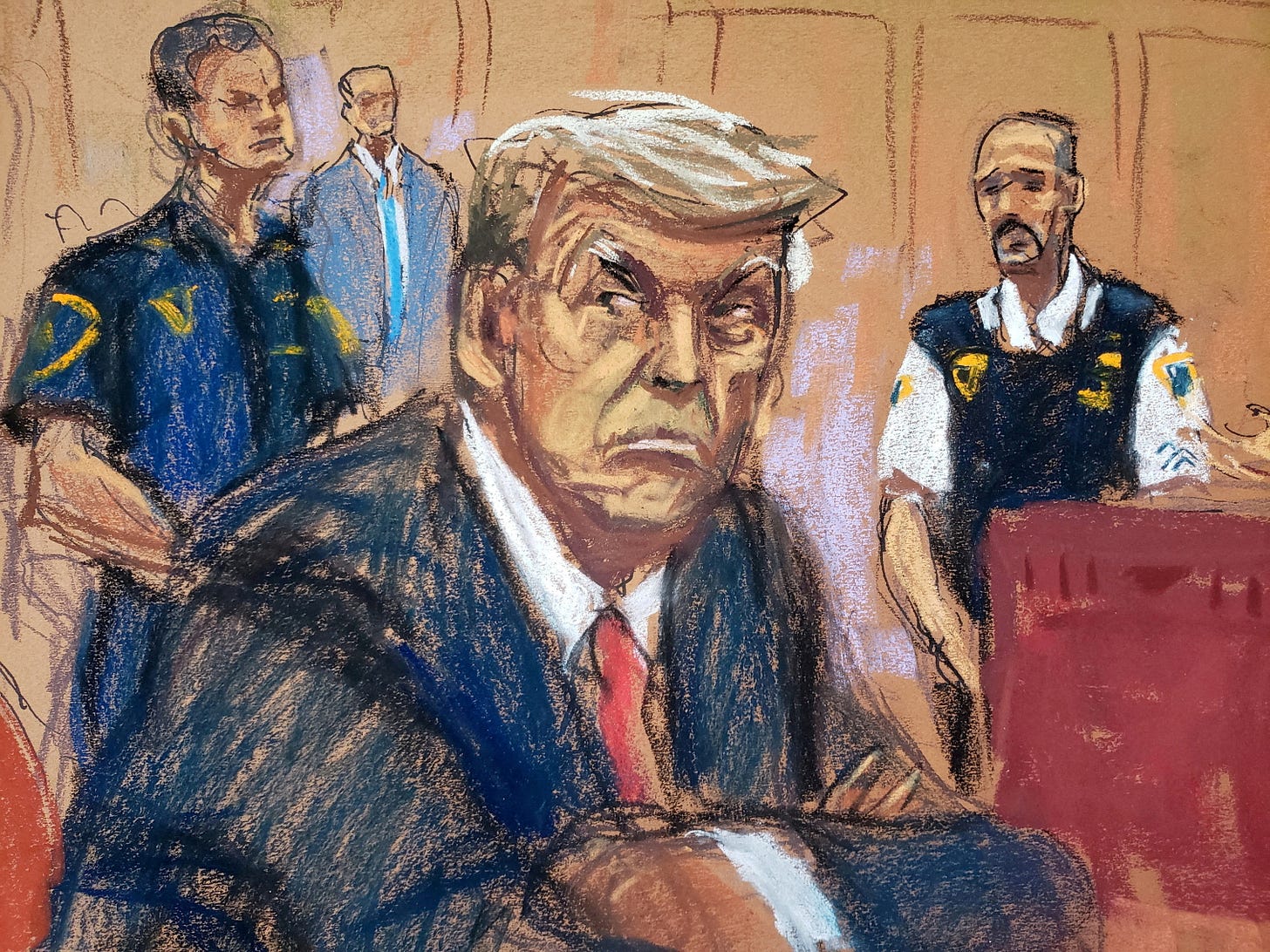 Trump to court sketch artist: 'I gotta lose some weight' | Reuters