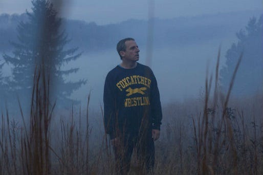 Steve Carell plays John DuPont in Foxcatcher. Steve Carell plays John DuPont in Foxcatcher.