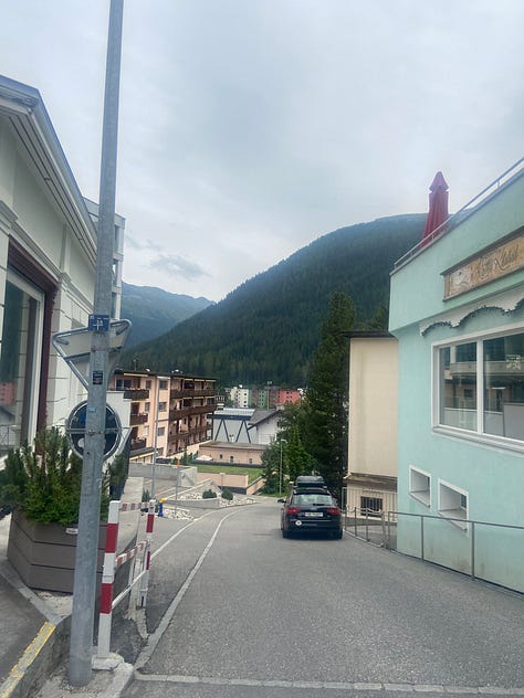 Pictures of Davos as walk along the streets