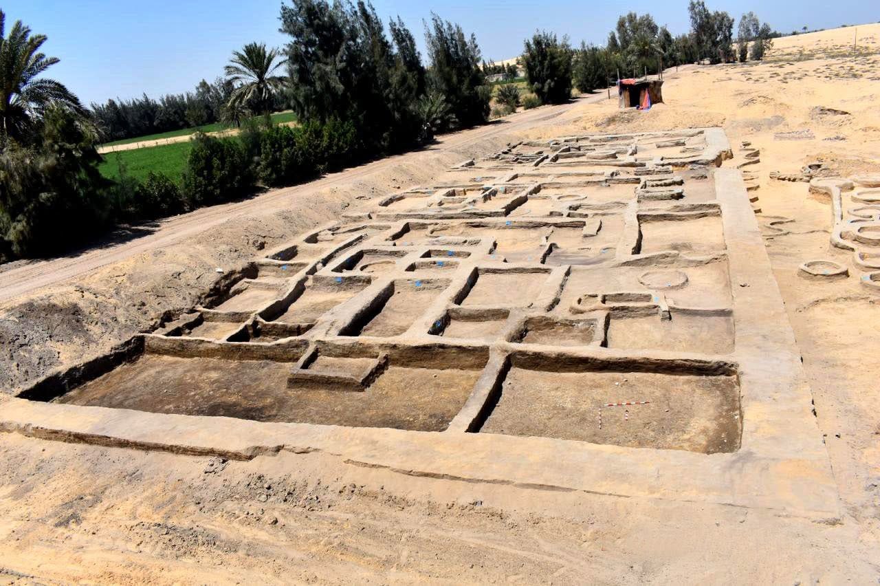 Aerial view of the site. Credit: Ministry of Tourism and Antiquities