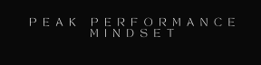Peak Performance Mindset