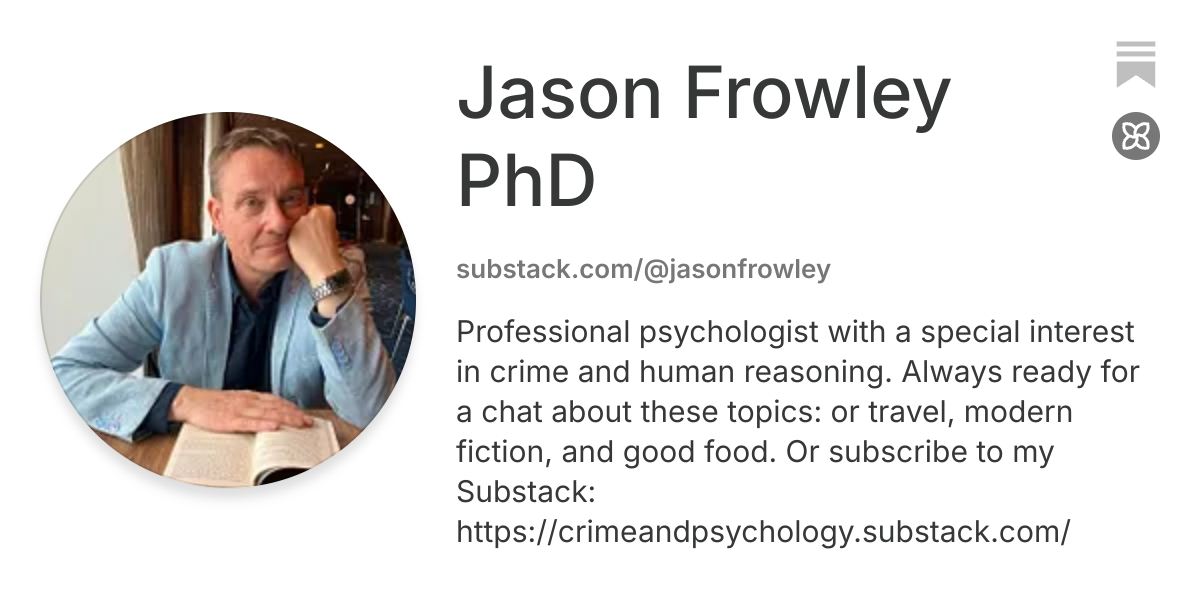 Jason Frowley PhD | Substack