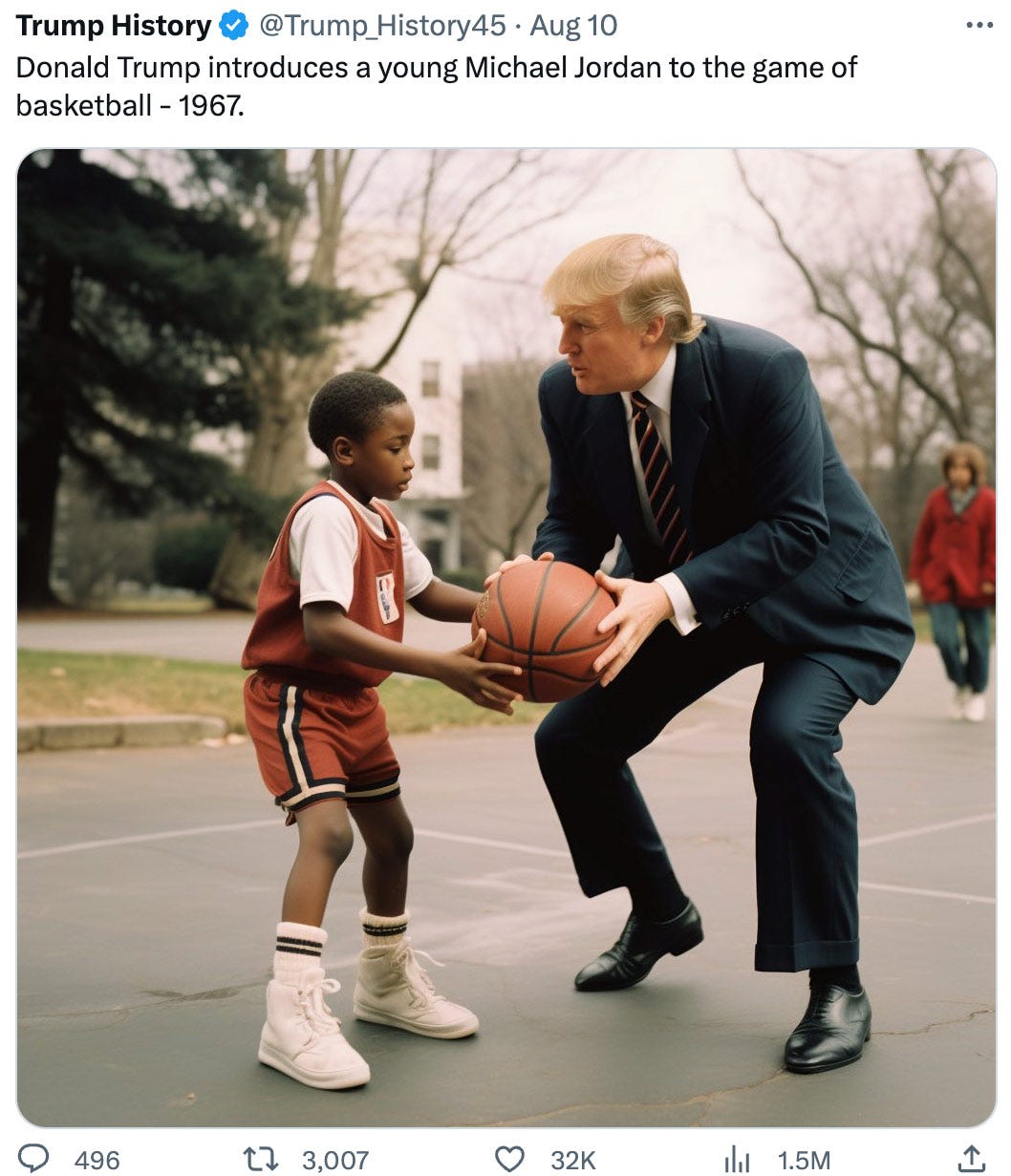 Funny "Trump History" on Twitter (Fake News?)