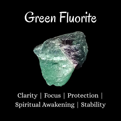 Desert rose, Blue tiger's eye, Fluorite, Jade, Pink banded agate