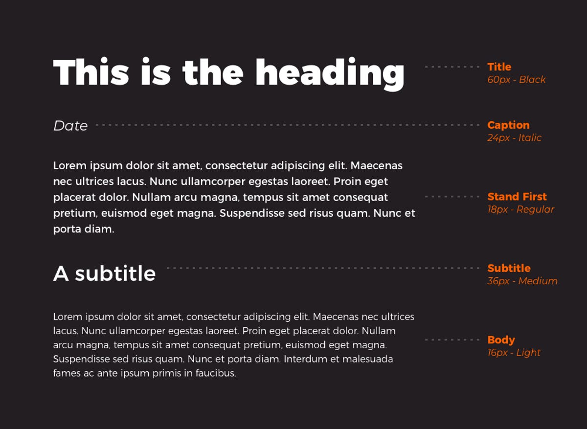 Typography - what you need to know