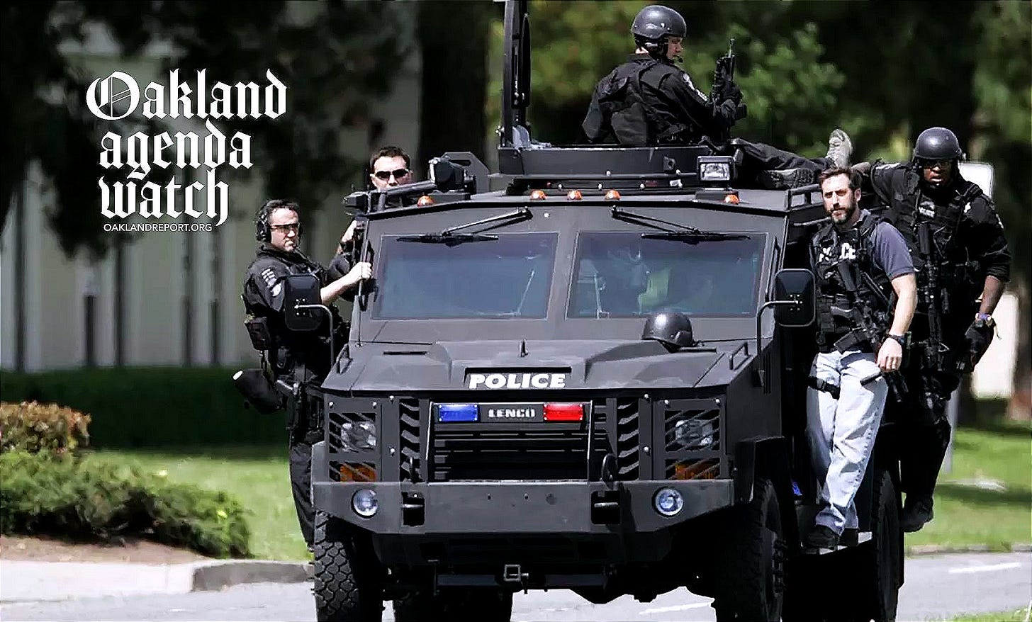 A Lenco BearCat armored vehicle of the type Oakland police department deploys. (Photo: Gary Reyes / Creative Commons)