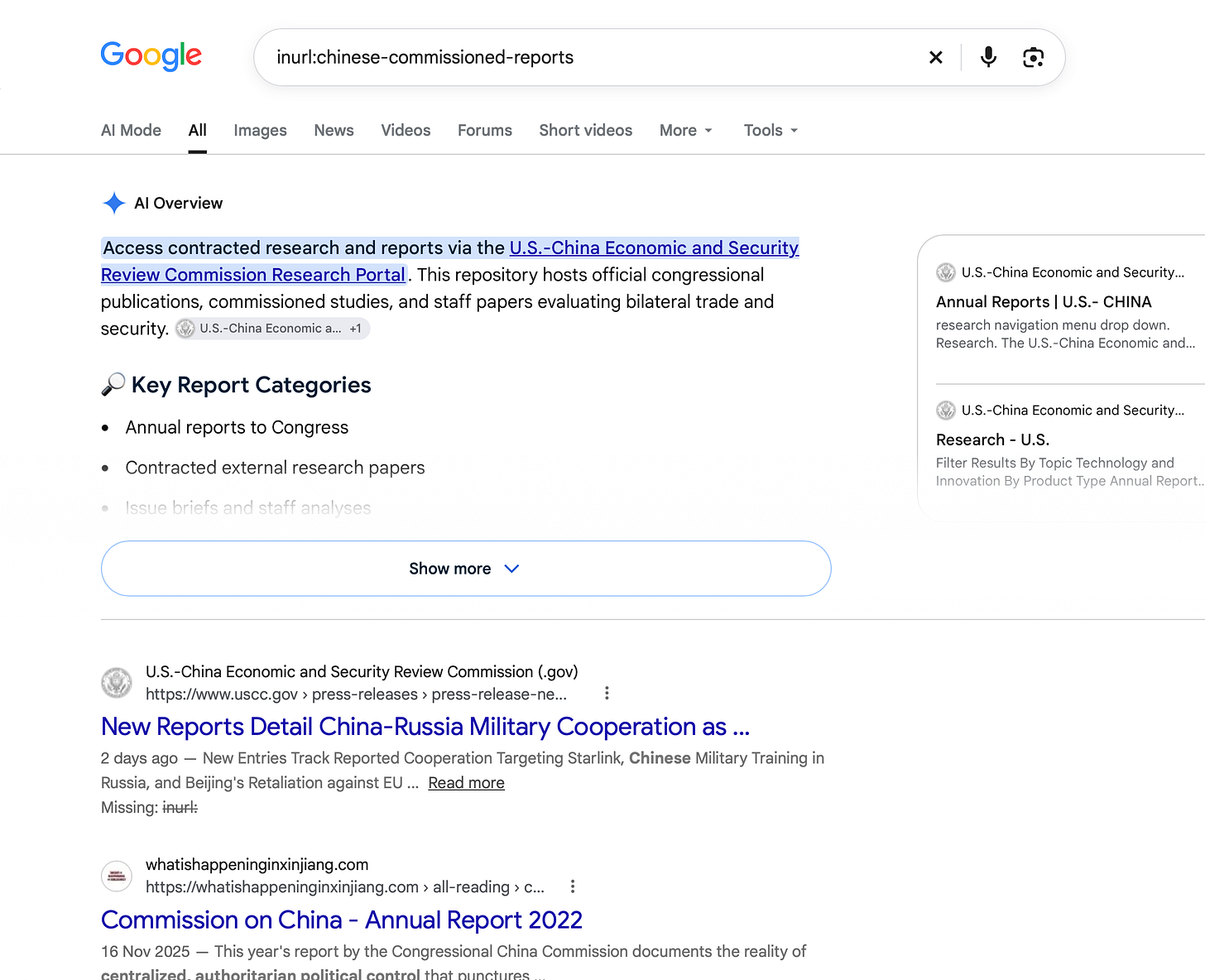 Google: inurl:chinese-commissioned-reports Google: inurl:chinese-commissioned-reports