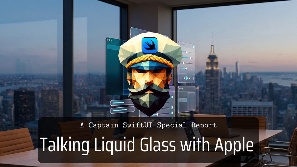 Talking Liquid Glass with Apple