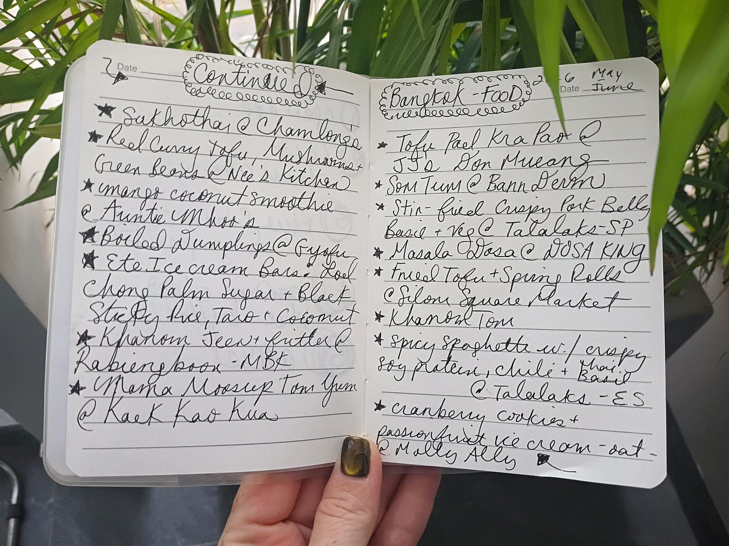 writing in a notebook of dining experiences writing in a notebook of dining experiences