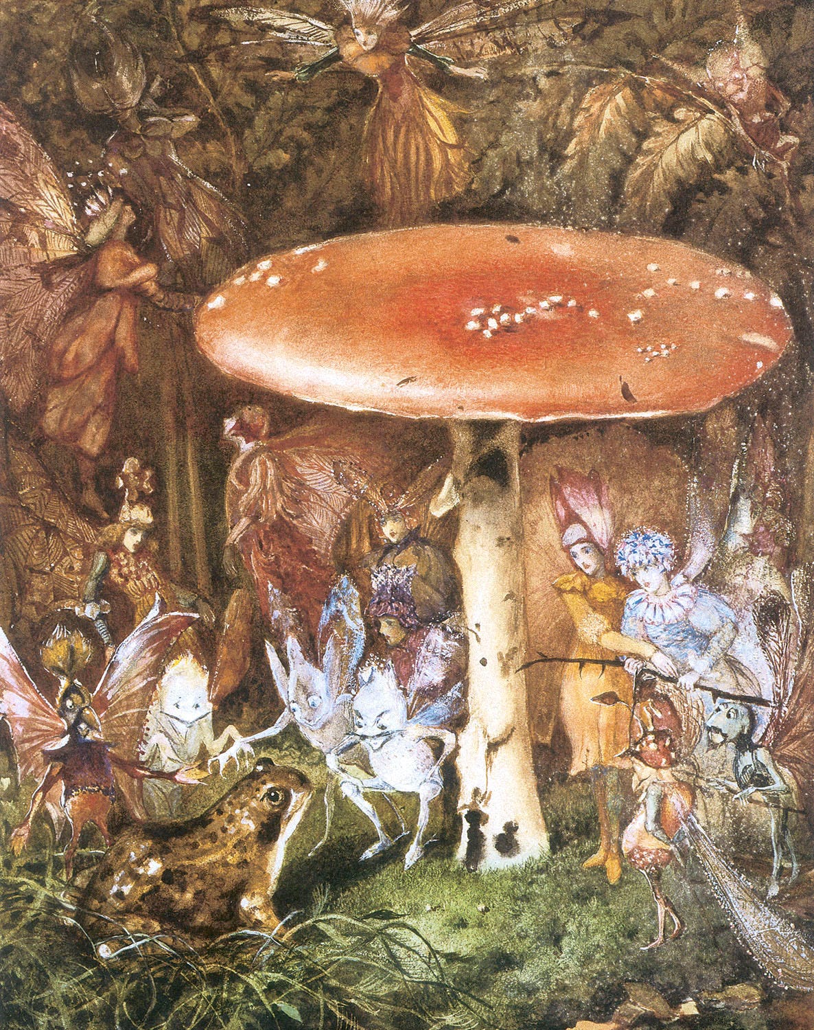 The Intruder, John Anster Fitzgerald, around 1860 The Intruder, John Anster Fitzgerald, around 1860