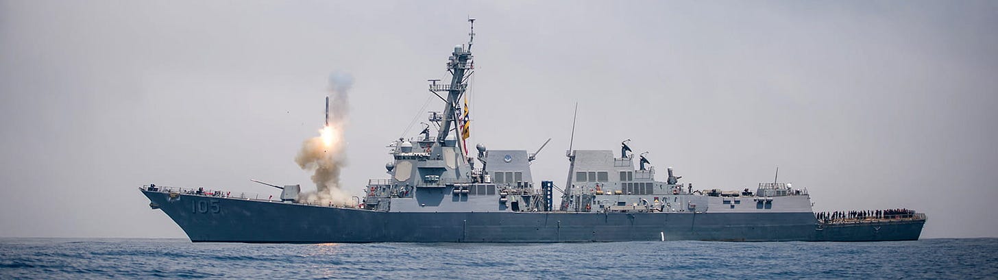 Tomahawk fired from USN Devin Langer