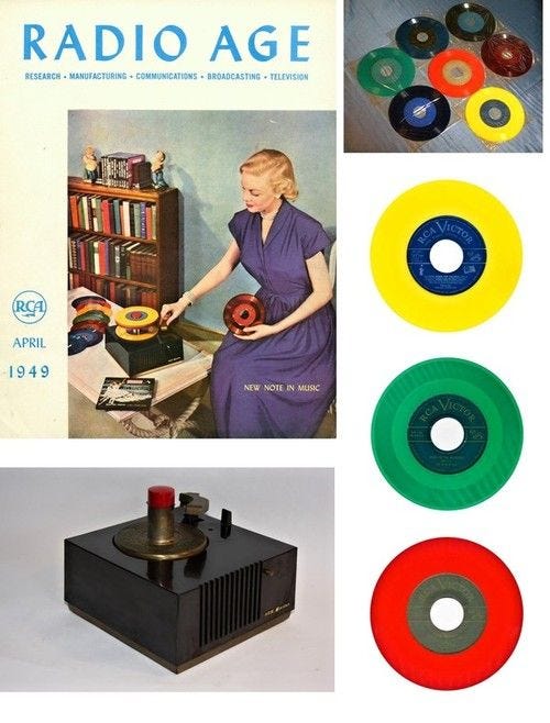 RCA Victor, 1949 - simple dreams... | Radio, Vinyl records covers ...