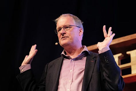 LEFT TO RIGHT: Petralona cranium (Nadina, CC BY-SA 3.0); publishing educator/author Jane Friedman (Ross Van Pelt); software engineer Brittany Ellich*; filmmaker Justine Bateman (Benedict Evans for Time); father reads to his kids (Lambert/Getty); Oxford professor Michael Wooldridge (Steven May)  *Courtesy of Artist