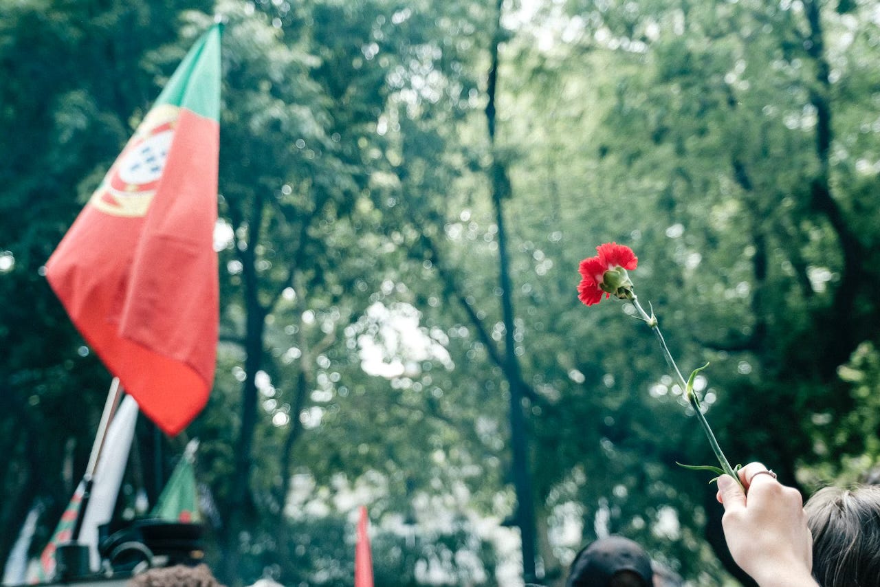 The celebratory parade in Lisbon, 25th April 2024. The celebratory parade in Lisbon, 25th April 2024.