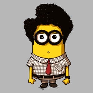 Maurice Moss - Dessin "The IT crowd" - Parodie Minion