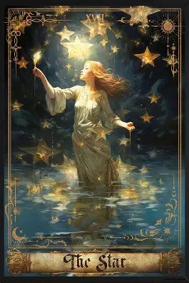 Image result for star tarot art