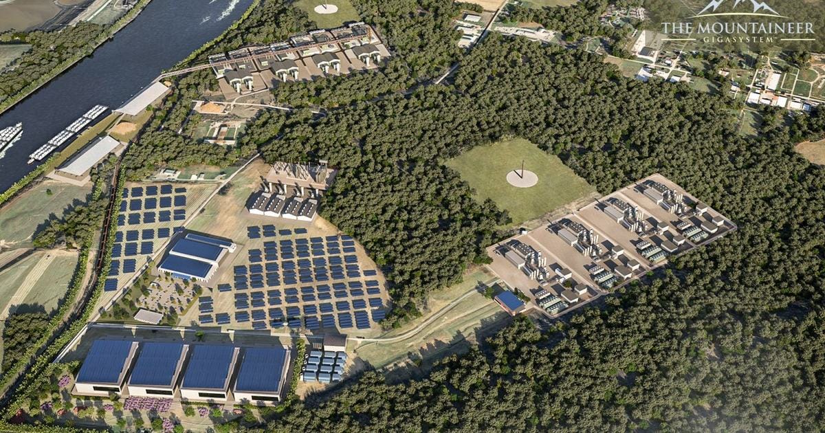 The Nscale Monarch campus in West Virginia. The Nscale Monarch campus in West Virginia.