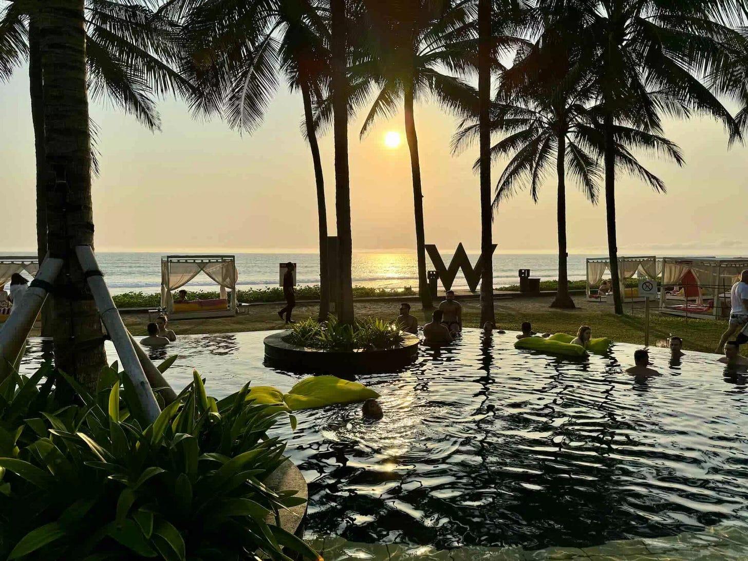 Please do not read this review, it may cause you envy and depression. The W  Bali Seminyak is a dream - The Flight Club
