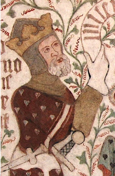 Waldemar IV, King of Denmark, taken from https://en.wikipedia.org/wiki/Valdemar_IV_of_Denmark#/media/File:Waldemar_IV_Otherday_of_Denmark_c_1375_crop.jpg
