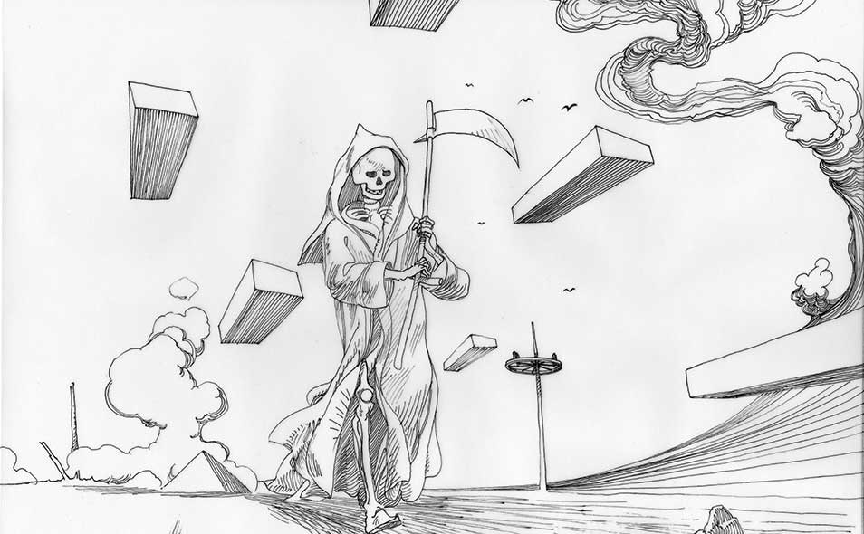 Atoleiros 1384 animatic - Death plague — animatic drawing 07