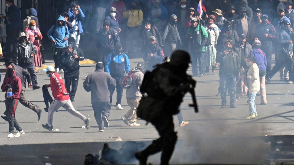 Bolivian leader's move to slash own salary fails to appease protesters in  La Paz - France 24