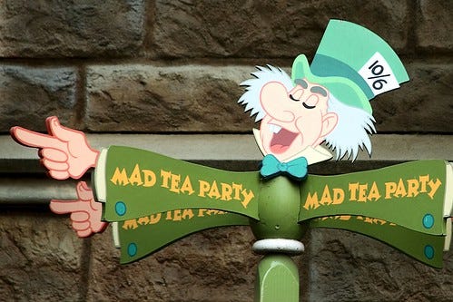 Disney - This Way to the Mad Tea Party Disney - This Way to the Mad Tea Party