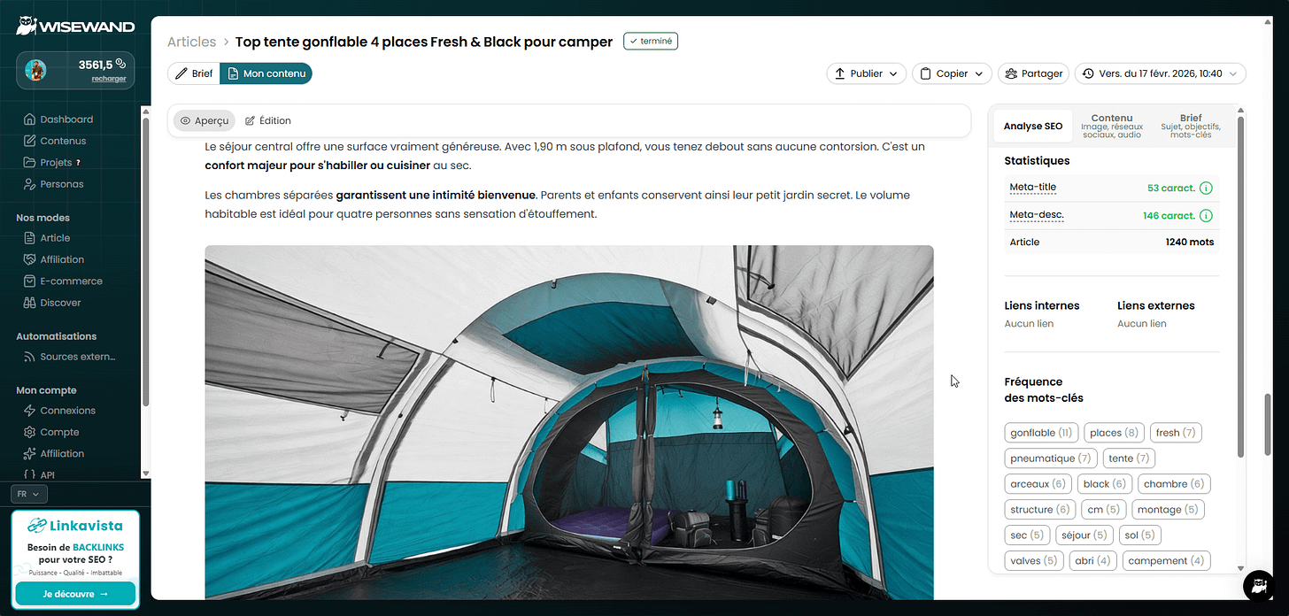 Wisewand - visuels réalistes intégrés automatiquement Wisewand - visuels réalistes intégrés automatiquement