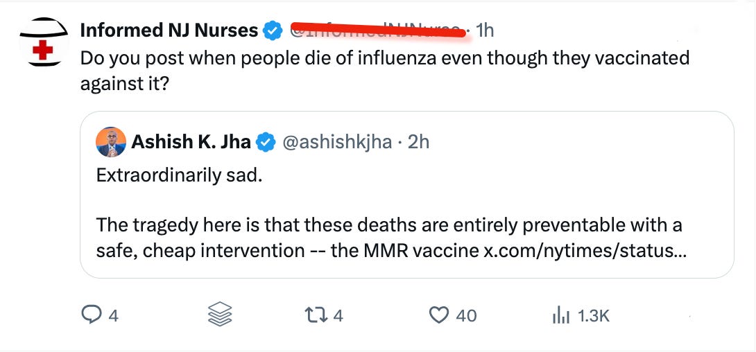 Did you know that most children who die with the flu are unvaccinated?