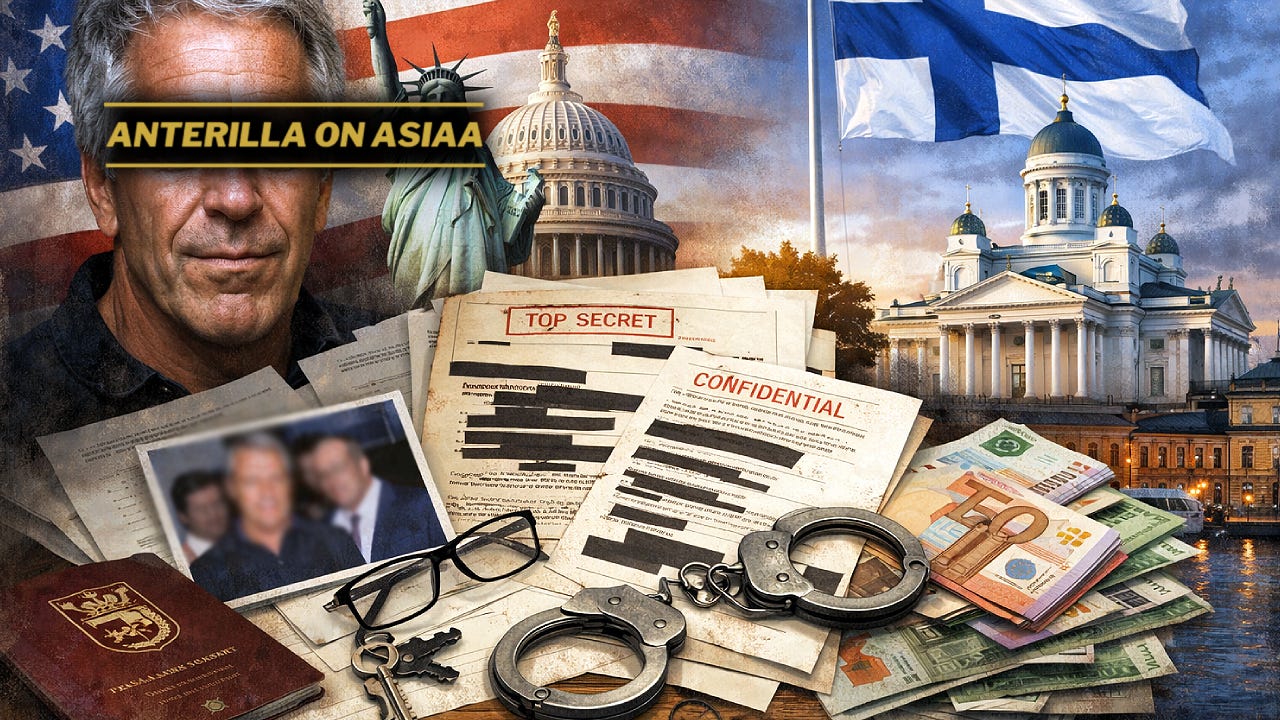 Yhdysvaltain oikeusministeriö julkaisi vuosien 2024–2025 aikana yli kolme miljoonaa sivua Epsteinin arkistomateriaalia. Näiden asiakirjojen joukosta löytyy kymmeniä mainintoja Suomesta – mainintoja, jotka paljastavat paljon enemmän kuin satunnaisia yhteyksiä. Yhdysvaltain oikeusministeriö julkaisi vuosien 2024–2025 aikana yli kolme miljoonaa sivua Epsteinin arkistomateriaalia. Näiden asiakirjojen joukosta löytyy kymmeniä mainintoja Suomesta – mainintoja, jotka paljastavat paljon enemmän kuin satunnaisia yhteyksiä.