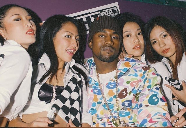 Kanye West in Japan (2004) : r/HipHopImages