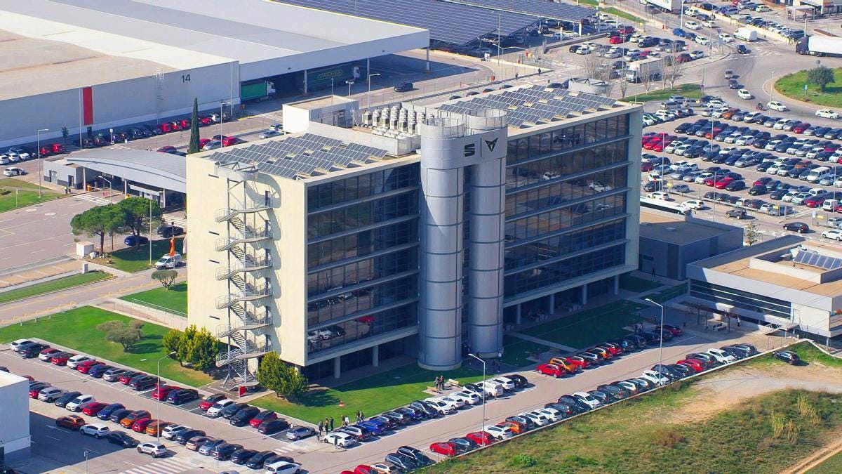 Oficinas de Seat en Martorell.
