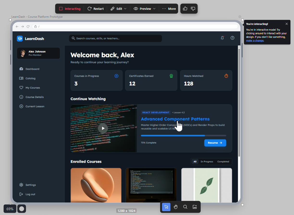 Google Stitch Example Prototype Google Stitch Example Prototype