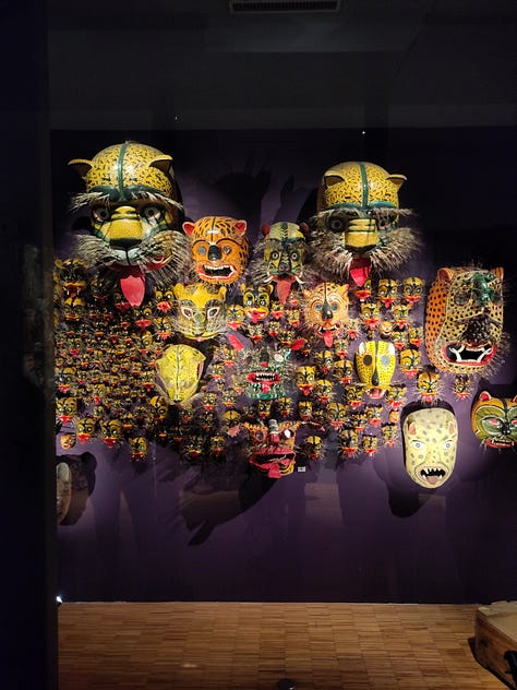 Vue du parcours permanent du Musée des Arts africains, océaniens et amérindiens (septembre 2025)