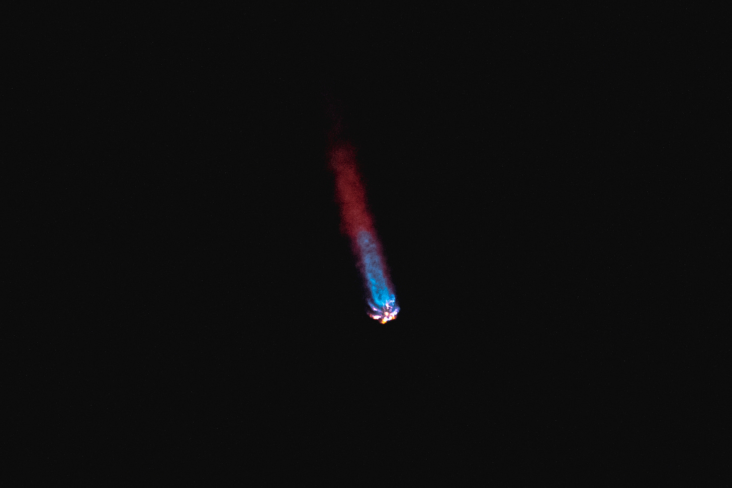 A Falcon 9 Türksat 5A rocket launches successfully from Space Launch Complex 40 with the support of the 45th Space Wing, at Cape Canaveral Space Force Station, Fla., Jan.7, 2021. The Türksat 5A will provide communication capabilites to Turkey and other countries. 