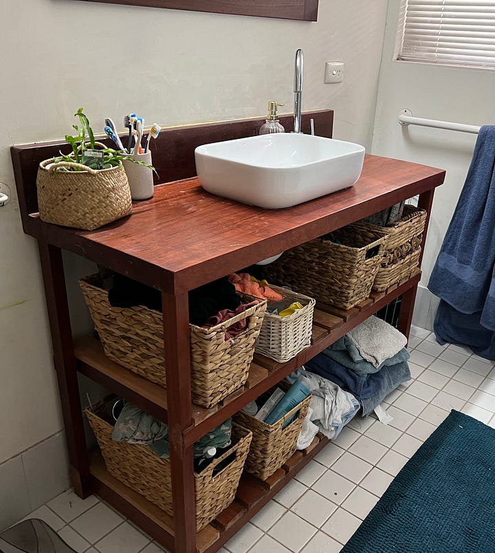 Bathroom Vanity - Jarrah