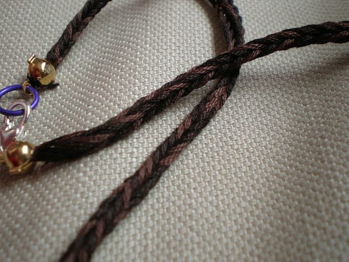 Brown Necklace Cord