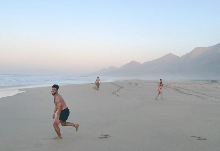 Mis vistas. Playa de Cofete, Fuerteventura.