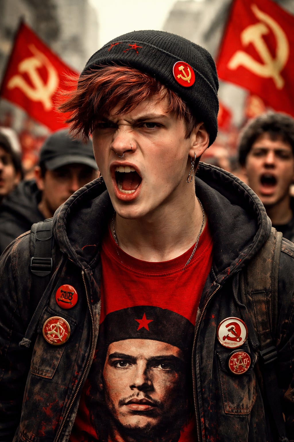 Angry in a teenage way... - by Dana F Harbaugh