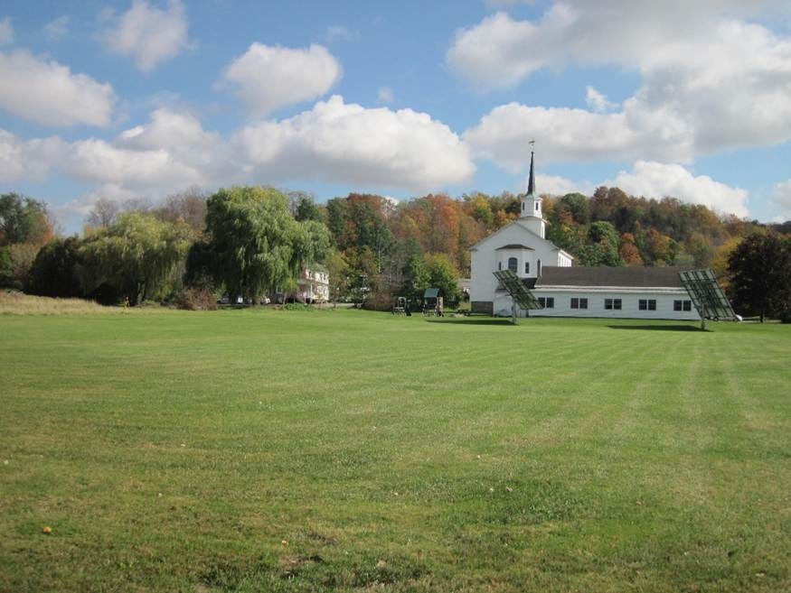 The image depicts a serene, open field with a white church, surrounded by trees and under a partly cloudy sky.
AI-generated content may be incorrect. The image depicts a serene, open field with a white church, surrounded by trees and under a partly cloudy sky.
AI-generated content may be incorrect.