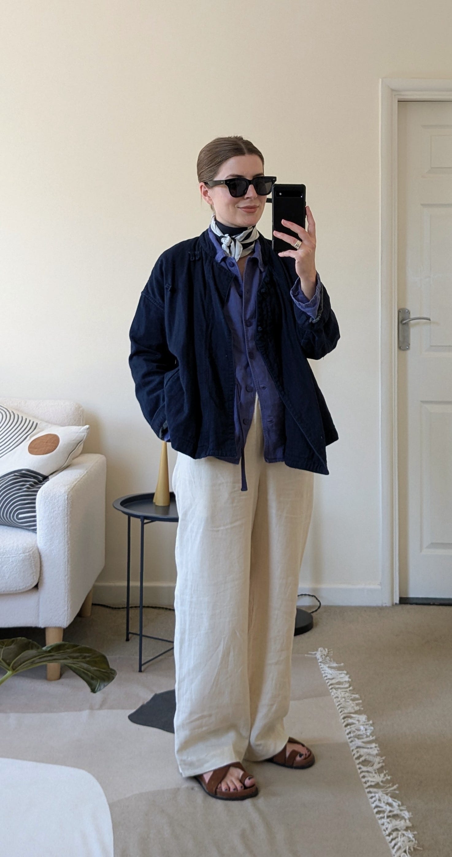 I Can't Stop Wearing Little Scarves with Shirts