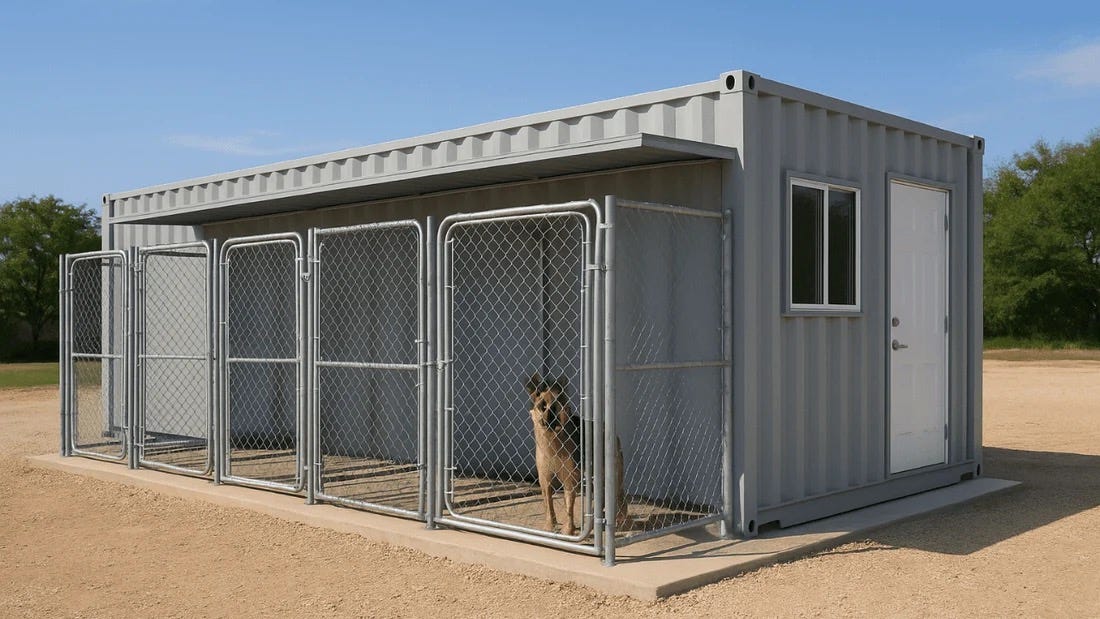 shipping container kennel shipping container kennel