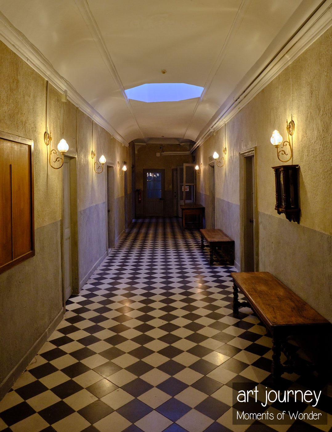 Corridor asylum Saint Rémy Vincent van Gogh Corridor asylum Saint Rémy Vincent van Gogh