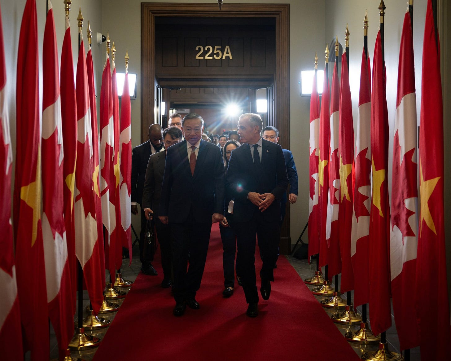 Prime Minister Carney meets with President Tô Lâm in Ottawa, Ontario. Prime Minister Carney meets with President Tô Lâm in Ottawa, Ontario.
