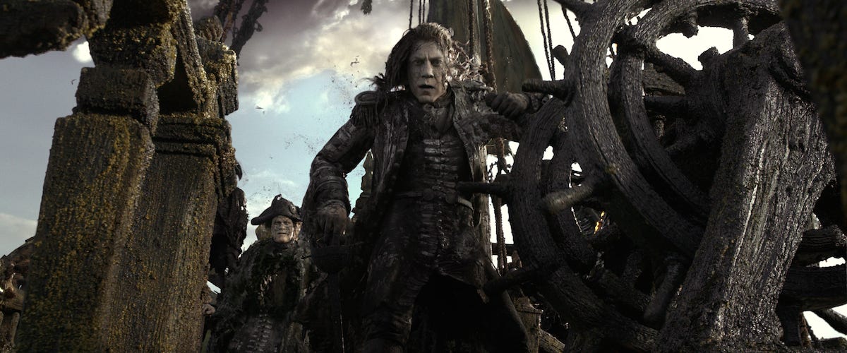 Captain Salazar's villainous origin was when they discontinued his favorite moisturizer