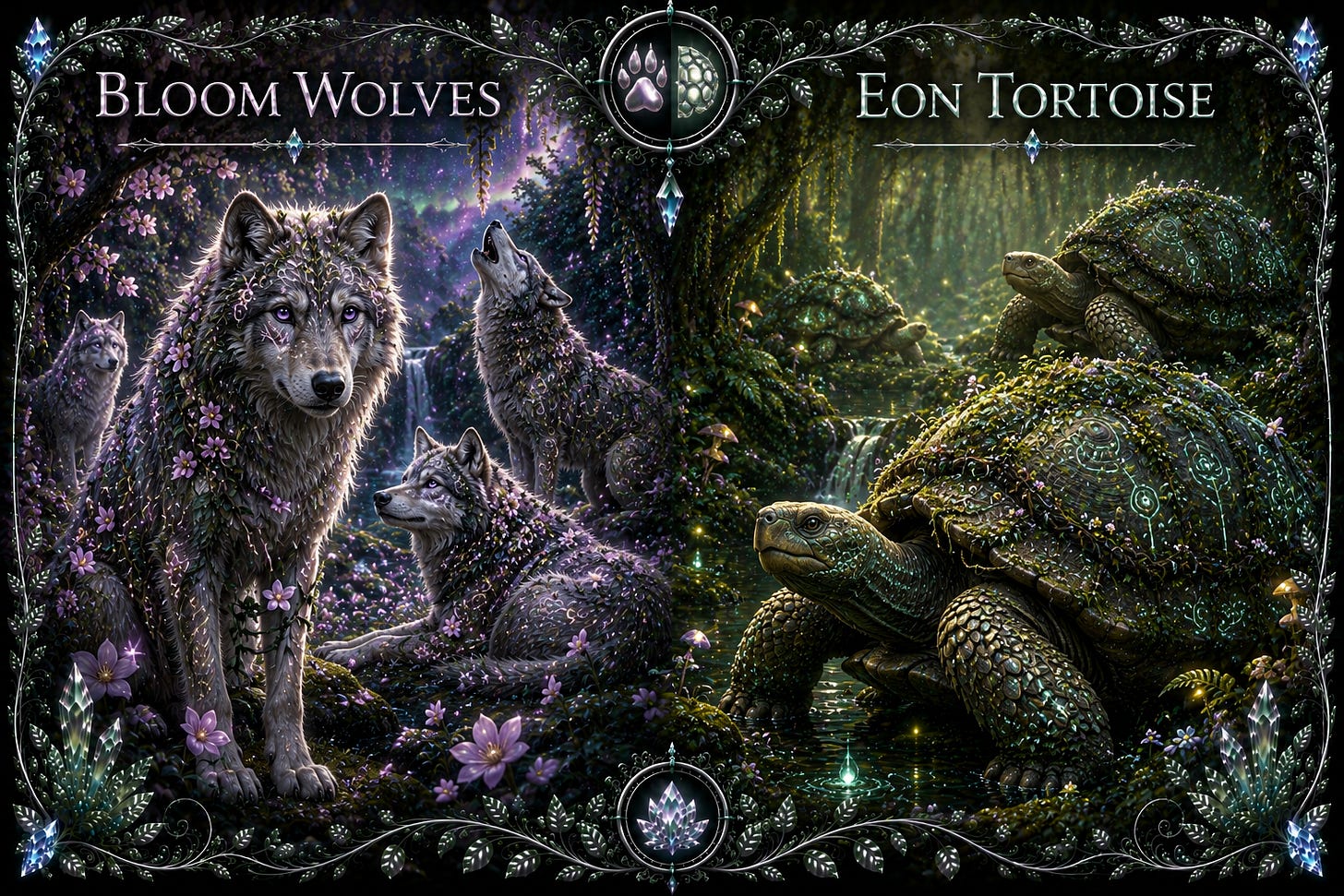 Bloom Wolves and Eon Tortoise Bloom Wolves and Eon Tortoise