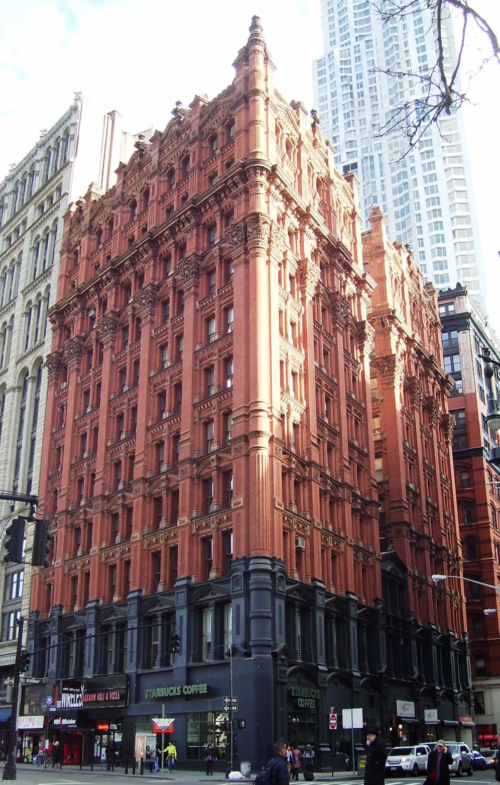Potter Building, Norris G. Starkweather, New York, 1886 Potter Building, Norris G. Starkweather, New York, 1886